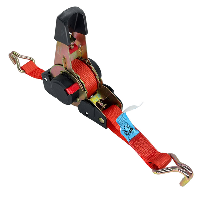 Kurta s automatický navíjecím popruhem o délce 3 m se dvěma háky s ráčnou