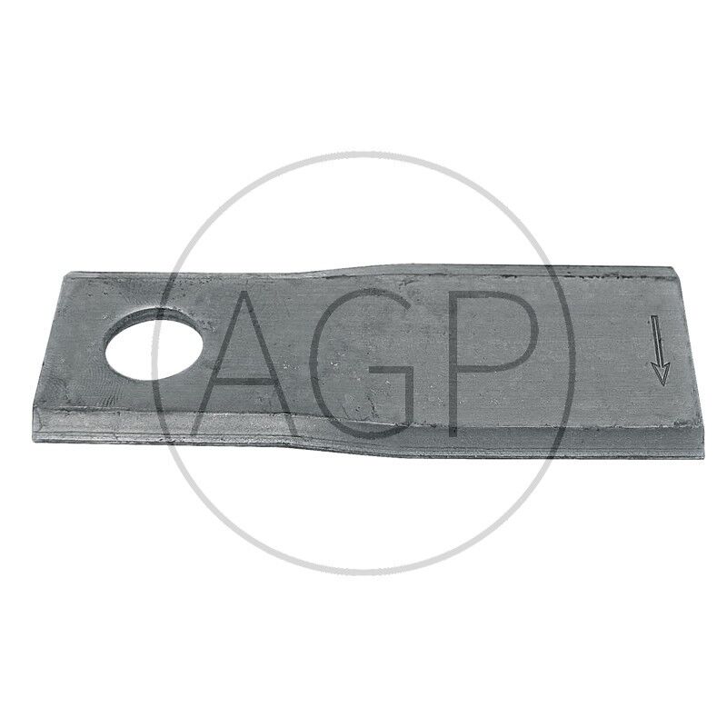 Rotační pravé nože pro bubnové sekačky v balení 25 ks pro Kuhn, John Deere, New Holland o rozměru 95 x 45 x 3,5 mm