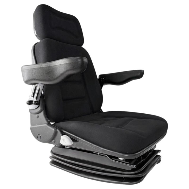 Vzduchově odpružené sedadlo do traktoru a pracovních strojů – s vlastním kompresorem 12 V