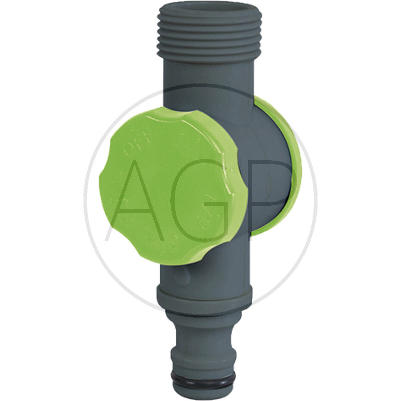 Regulátor průtoku vody hadicí na rychlospojky pro zahradní hadice 3/4 vnější závit