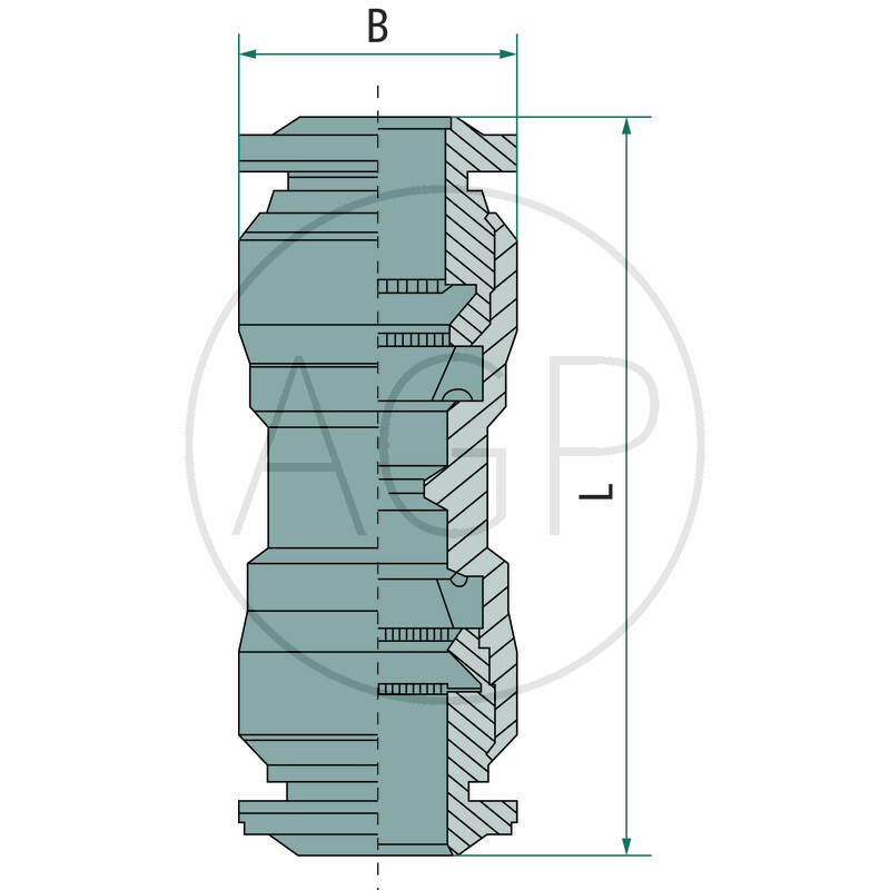 B-GV-8-MSv Přímá spojka