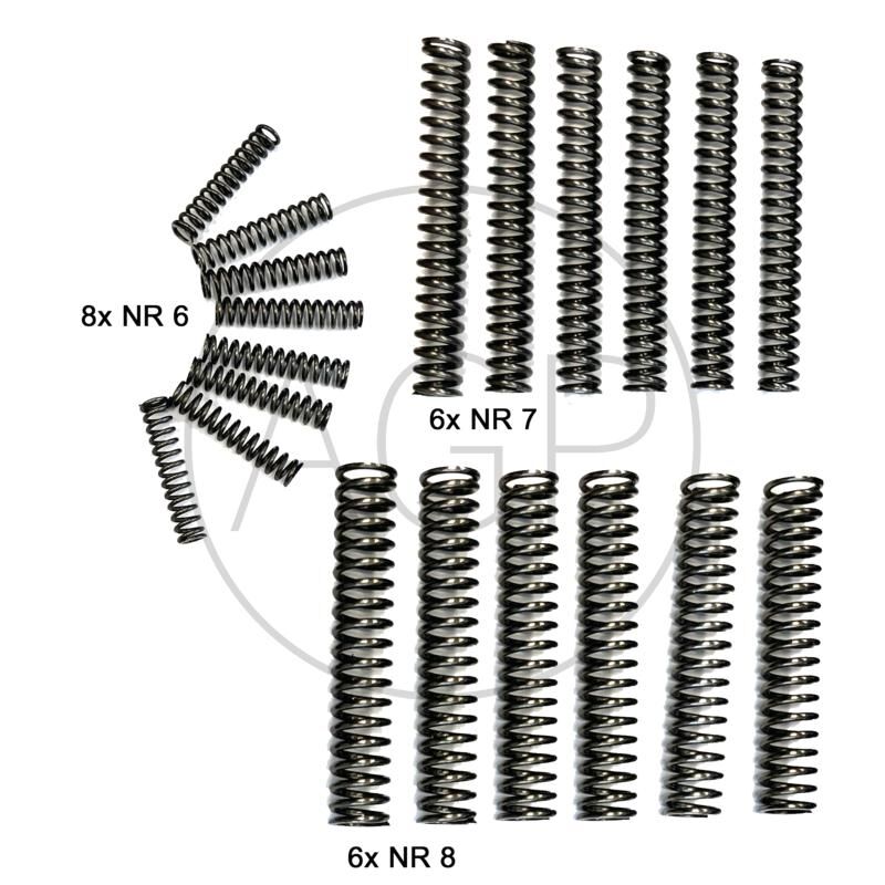 Lisovací čelisti tlačné pružiny G16