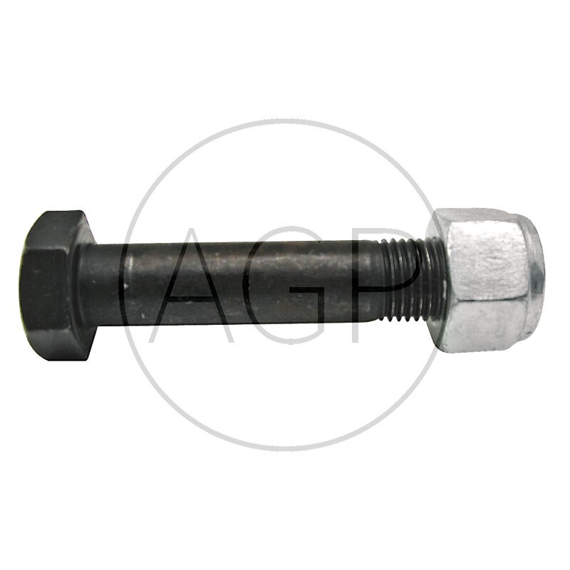 Šroub s maticí k mulčovači vhodný pro Perfect M12 x 1,25 x 60 mm
