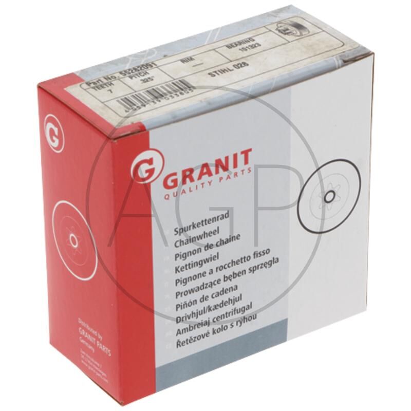 Řetězové kolo s rýhou