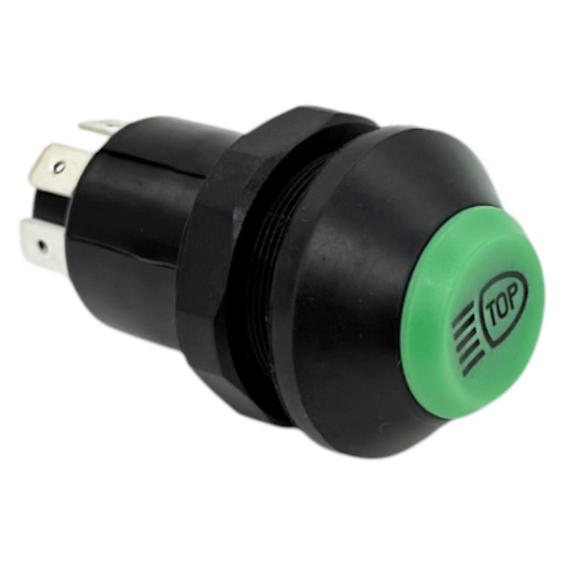 Spínací tlačítko pro pracovní světla Fendt zelené na 12 - 24 V