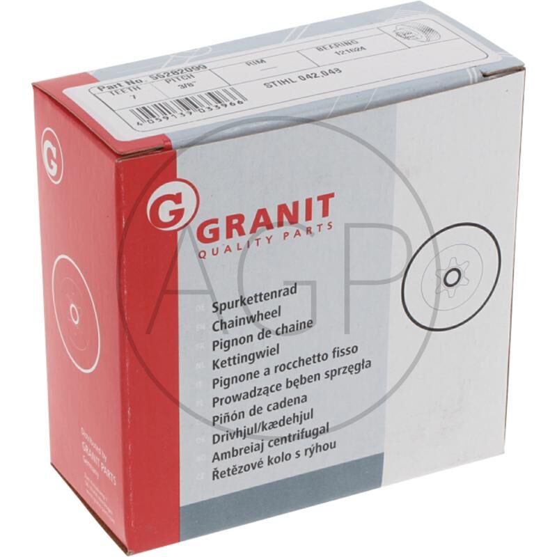 Řetězové kolo s rýhou