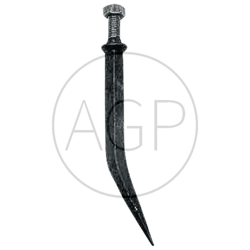 Zahnutý hřeb do bran 180 mm závit M14 x 40 mm