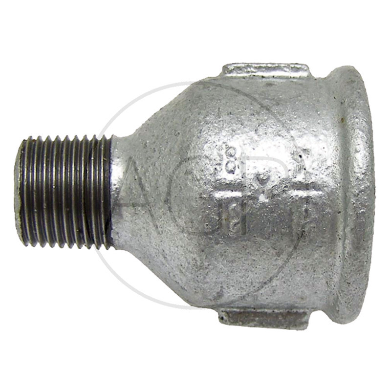 Hrdlo s přípojem 1 1/2“ x 1 1/4, vnější závit R 1 1/4, vnitřní závit Rp 1 1/2