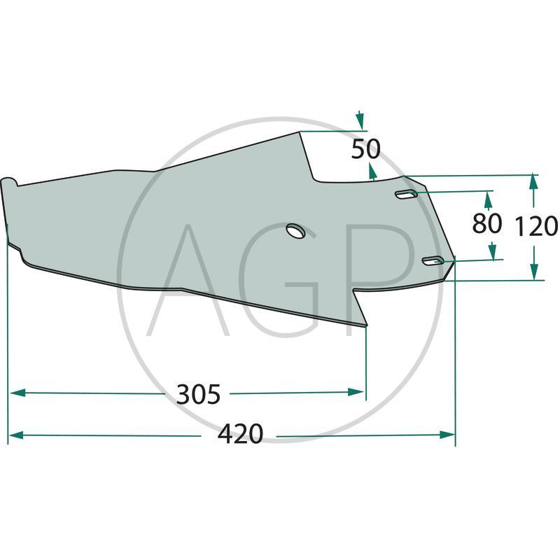 Skluznice pro Kuhn, na typy FC 301G, 400, 400R, 500, 500R