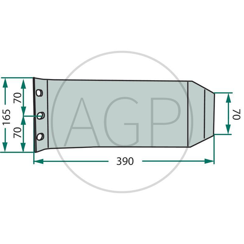 Skluznice pro Pöttinger, na série NOVAALPIN, NOVACAT, NOVADISC