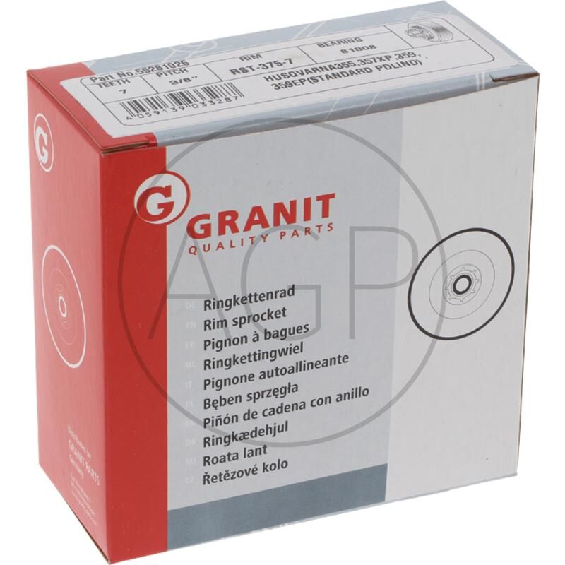 Řetězové kolo pro Husqvarna, rozteč řetězu 3/8, počet zubů 7, na sérii 300