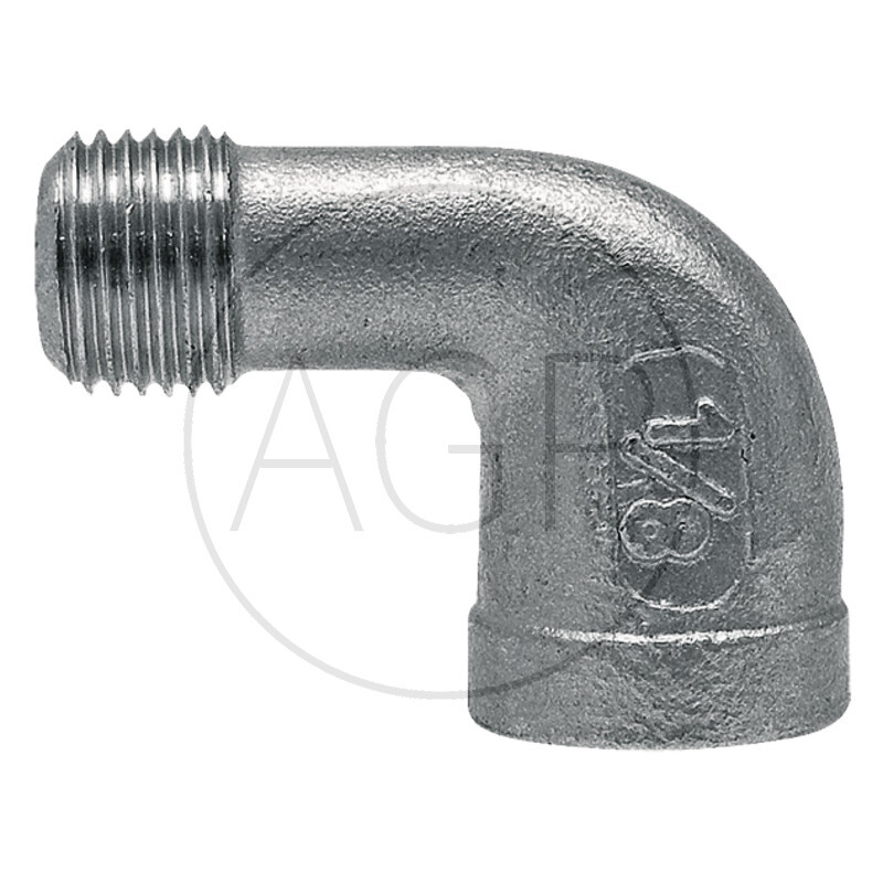 Koleno s přípojem 1, 90°, 1x vnitřní a 1x vnější závit