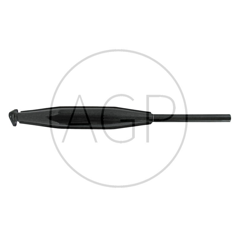 Tlumič výfuku vertikální vhodný pro Lindner, Steyr, Vicon/PZ délka 1070 mm