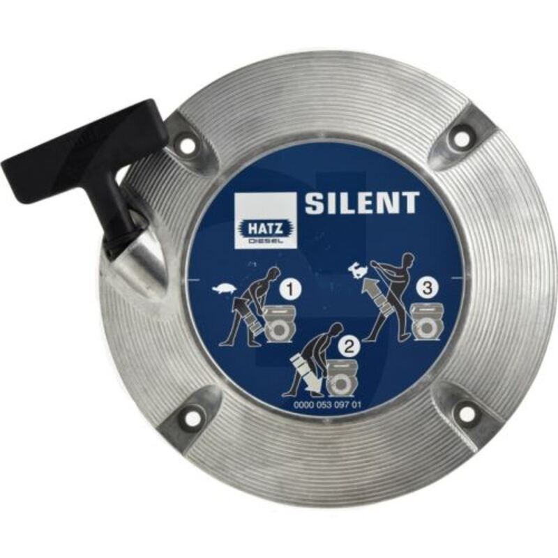 Ruční reverzní startér vhodný pro stavební stroje s motory Hatz