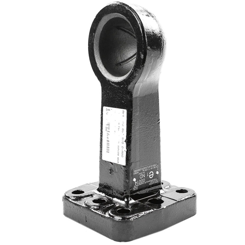 Tažná hubice K80 Scharmüller s příruba 110 x 100 mm s 8 díry na přívěs za traktor