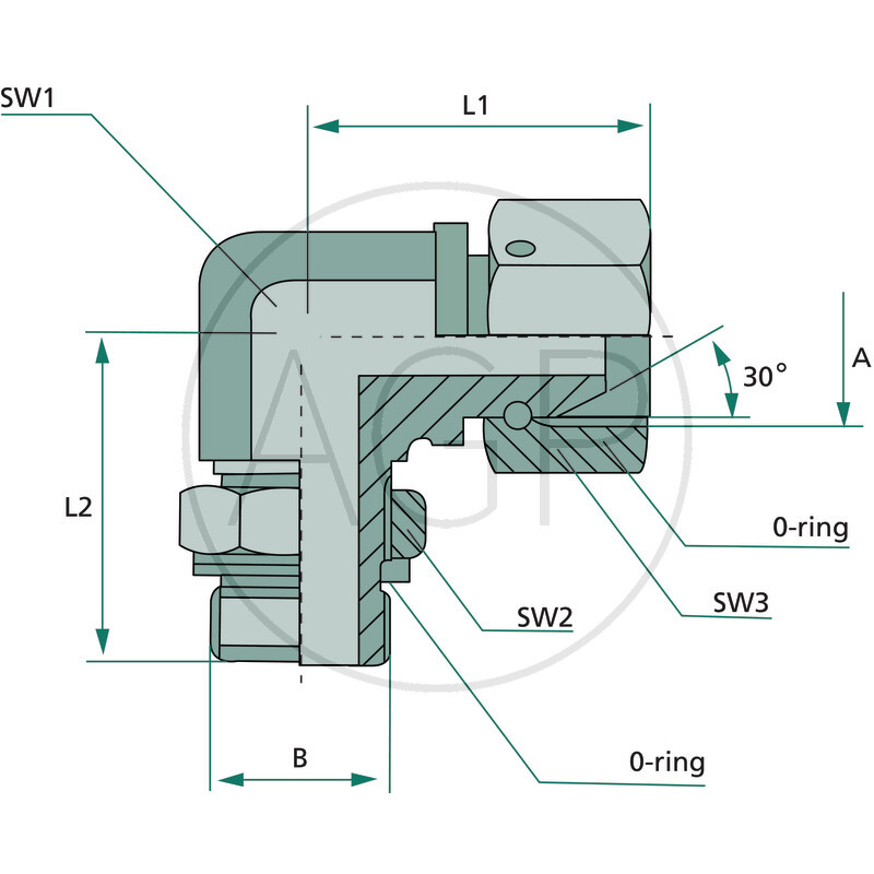 WAE 3/8 FS-BSP x 1/4 M-BSP