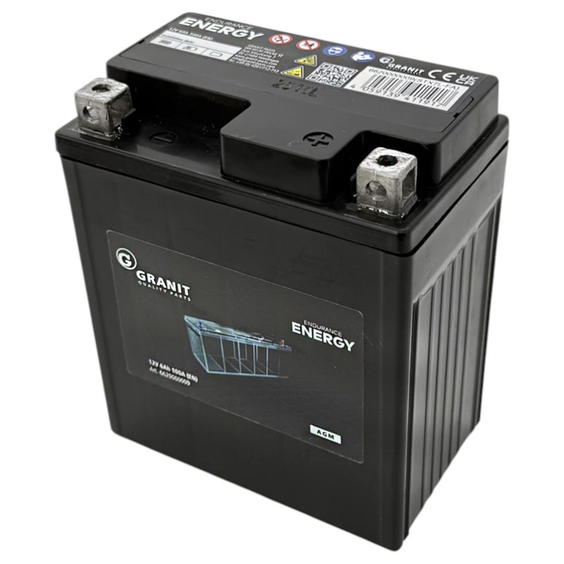 AGM baterie 12V kapacita 6Ah ENDURANCE ENERGY se startovacím proudem 100 A