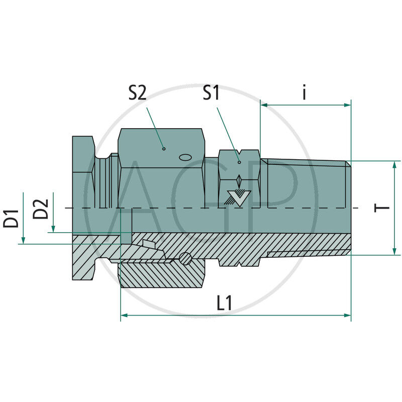 EGVD 42 L- 1.1/2 NPT VA