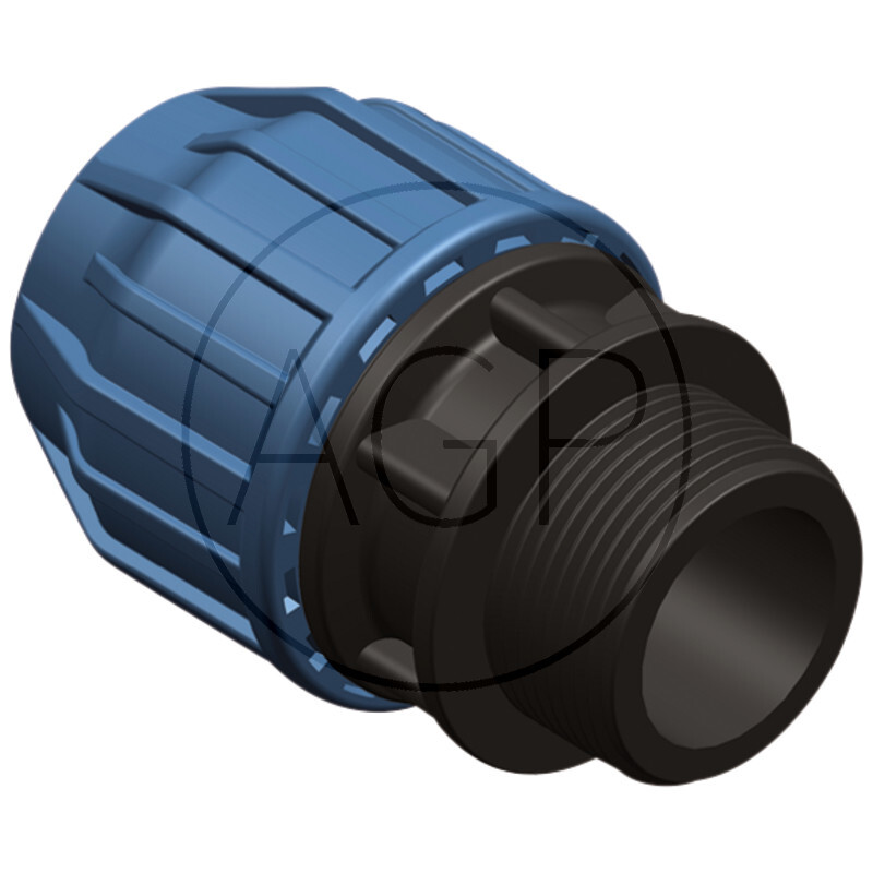 Šroubení s průměrem vnější trubky 63 mm, přípoj 1/2