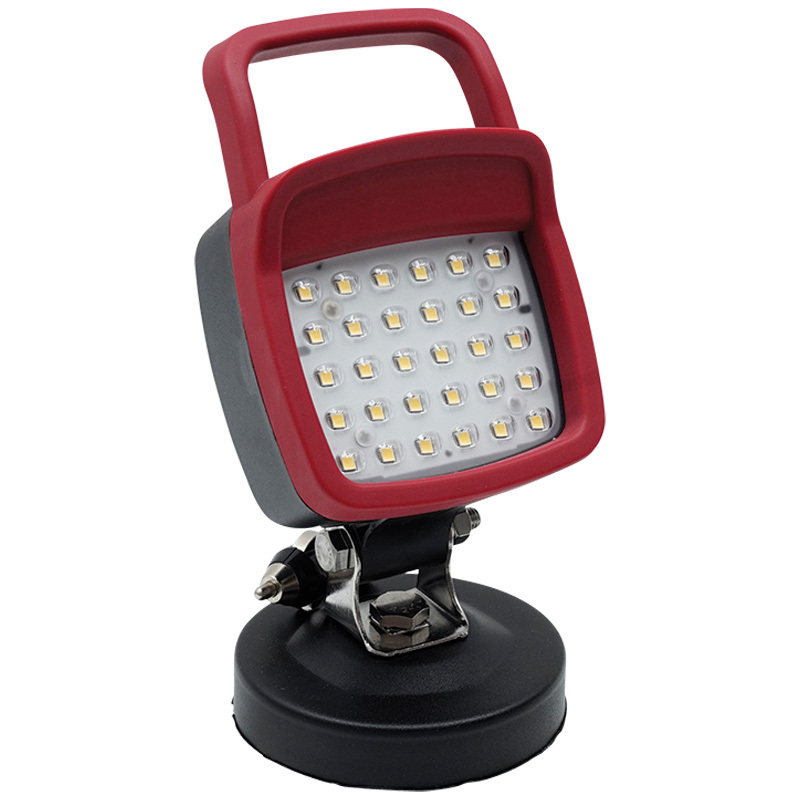 LED AKU pracovní světlo s 30 diody a se silnou magnetickou základnou
