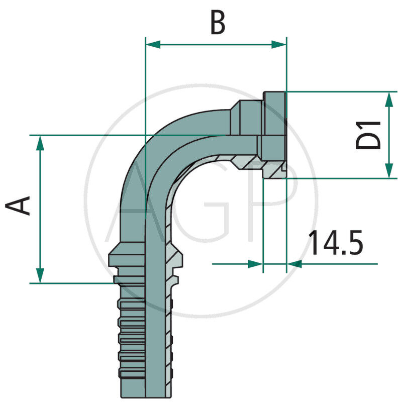 PN 38 SFS-CAT 1.1/2 90° DS