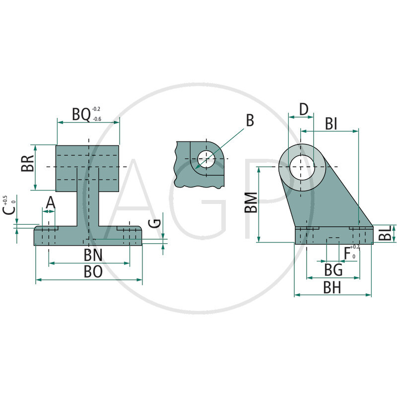 ZTI-BEF-GLN-40 Opěrné ložisko