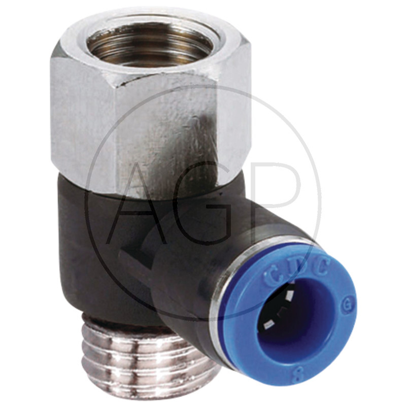 B-WSHI-8-1/8-KU Úhel-otočné šroubení