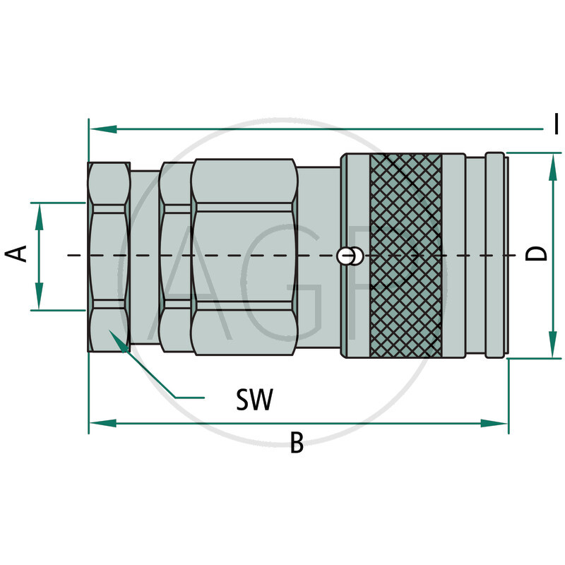 Faster samice 15L Schott DN 12 110 L