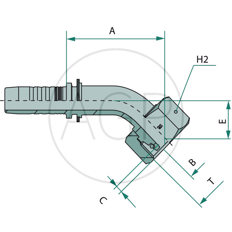 PN 06 DKOS M18x1.5 45° (10S)