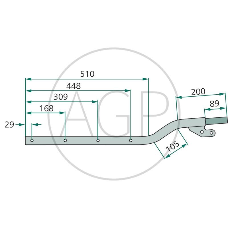Rameno pera pro Kuhn, na sérii GA