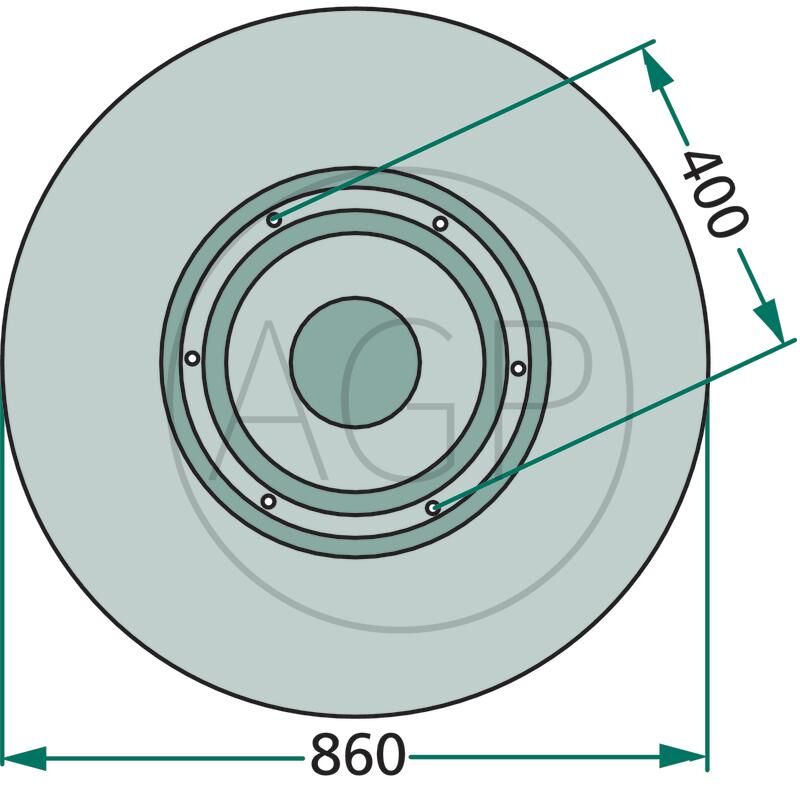 Kluzný talíř pro Deutz-Fahr, Kuhn, Taarup, Vicon/PZ