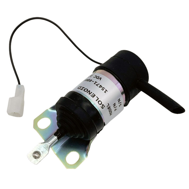 Odstavný magnet neboli solenoid motoru pro stroje Kubota, Wacker Neuson a Schäffer