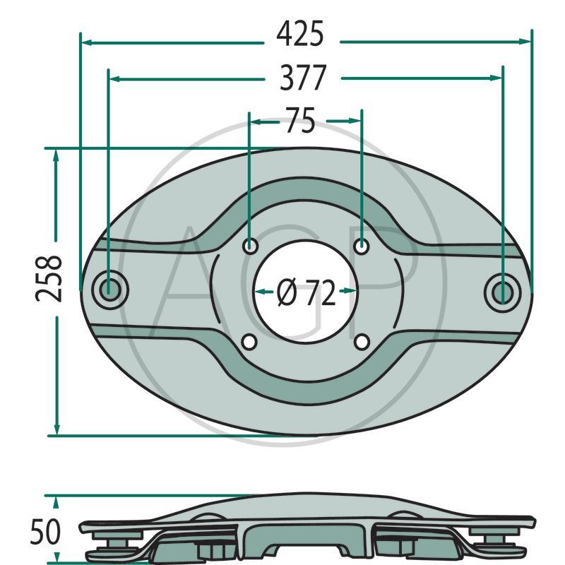 Žací kotouč pro Krone, na série Big M, EasyCut