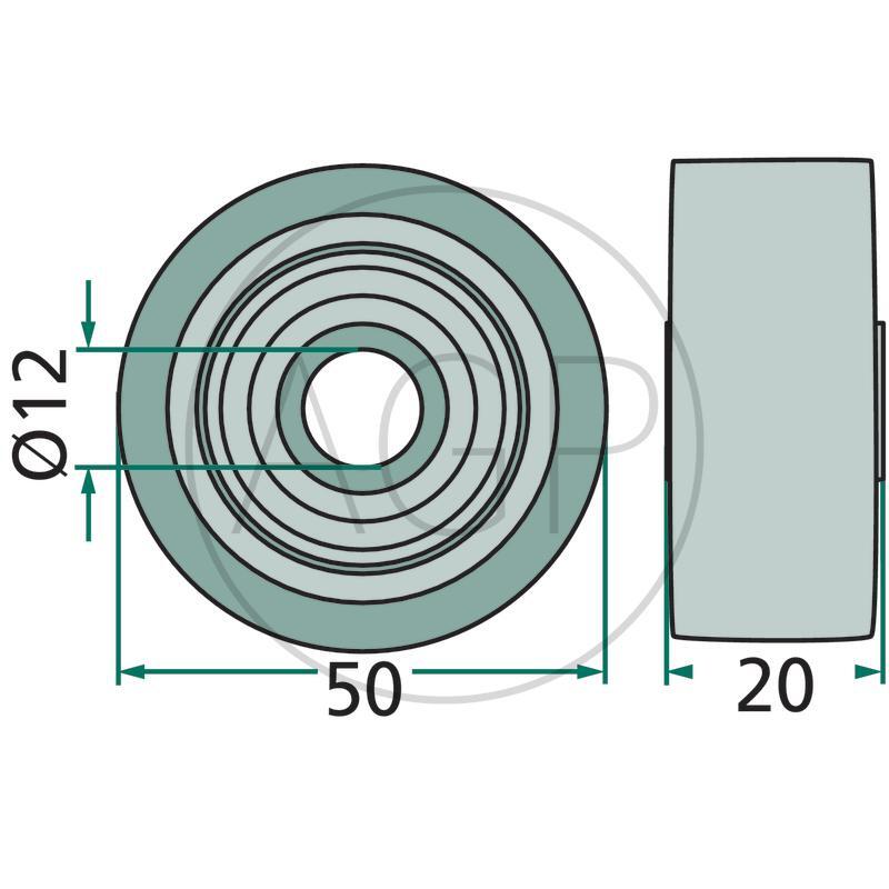 Váleček pístu pro Welger, na typy AP 41
