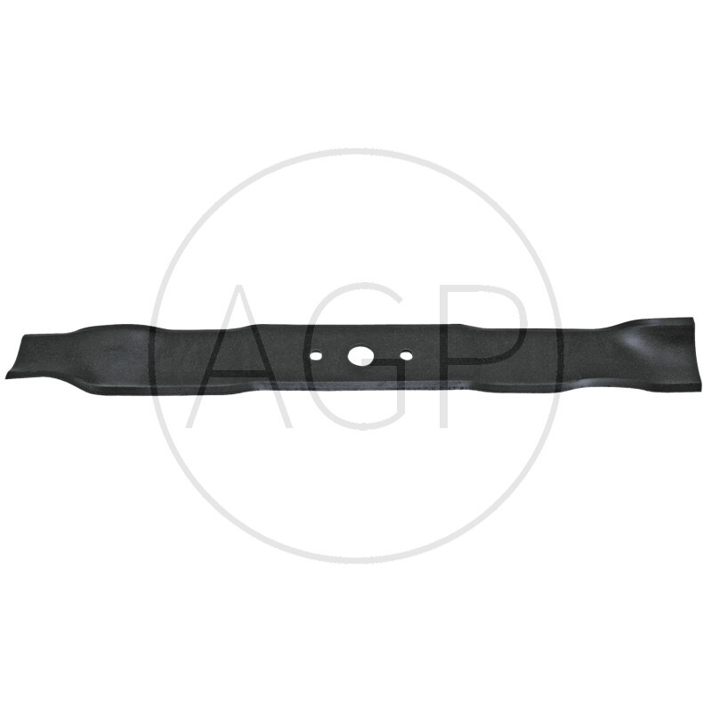 Mulčovací nůž pro zahradní sekačky Brill, Castel Garden, Cooper, Gardena, Honda o délce 505 mm s dírou 18 mm