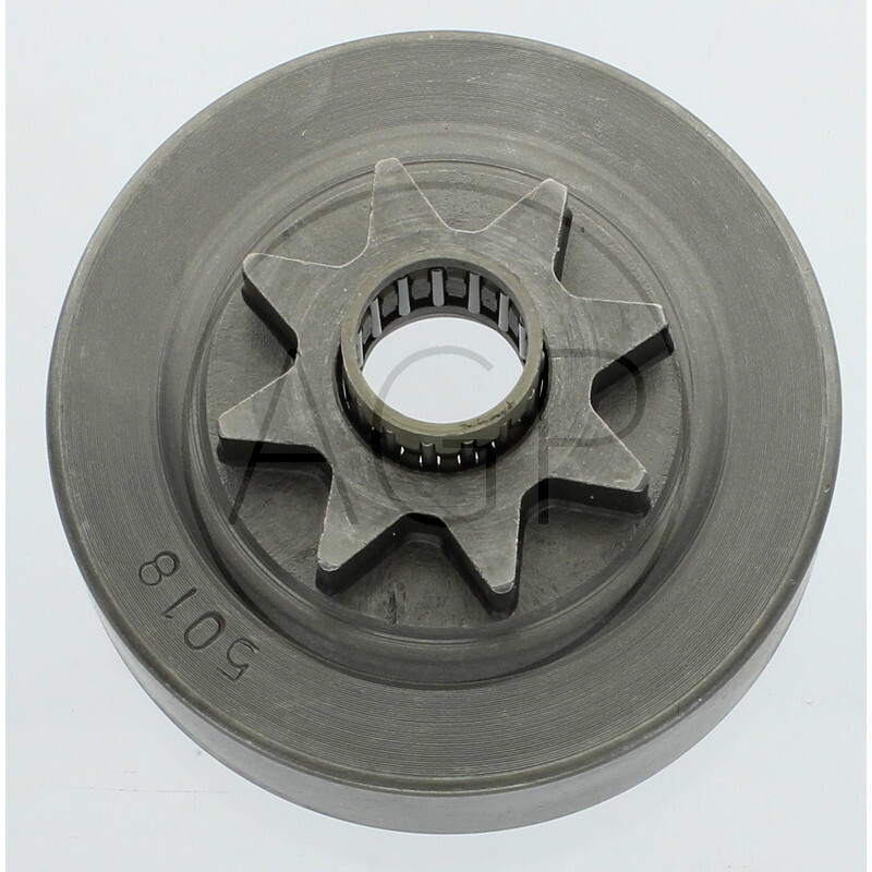 Řetězové kolo s rýhou, počet zubů 8, rozteč řetězu 3/8