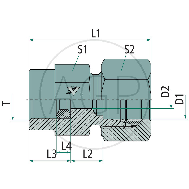 MAV 12 L- 1/4 NPT VA