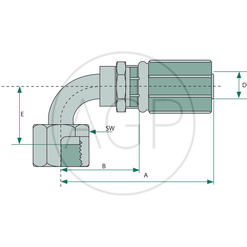 PNE 16 DKORF 1 90° SL=32
