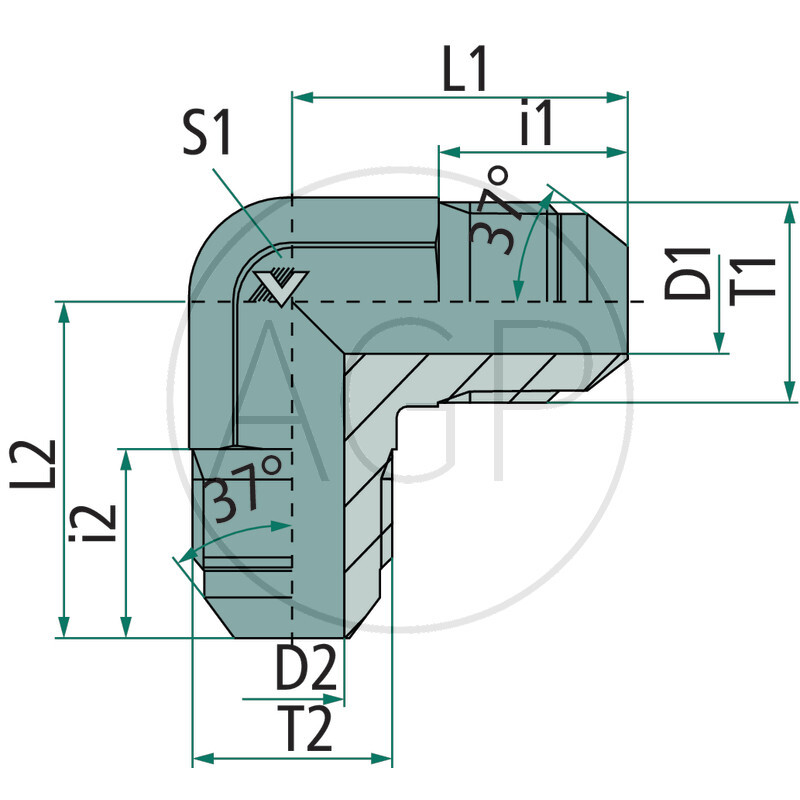 WA-AGJ 1.5/8 90° VA