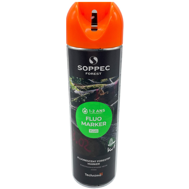 Značkovací sprej Soppec Fluo Marker oranžový ke značkování v lese