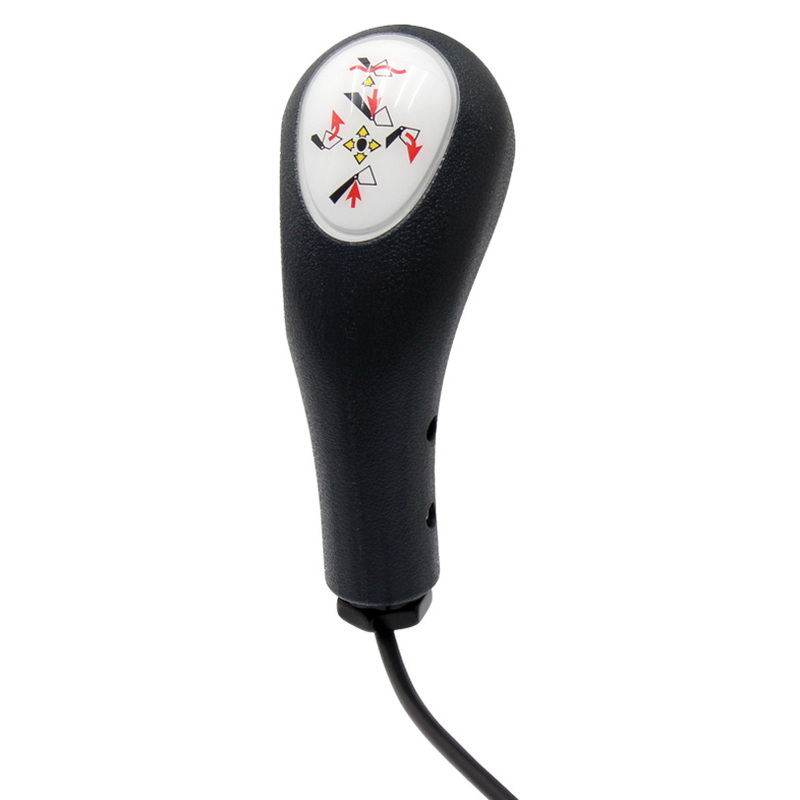 Rukojeť pro joystick k ovládání čelního nakladače s 1x tlačítkem pro třetí funkci