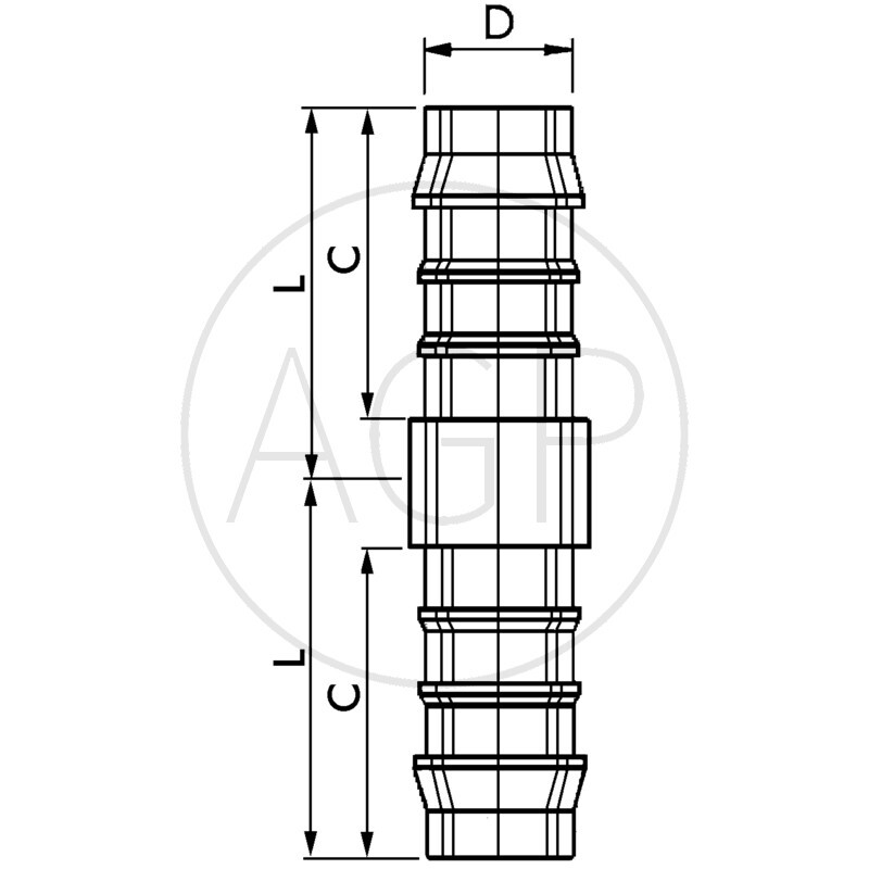 E-GV-5-PA Přímá spojka