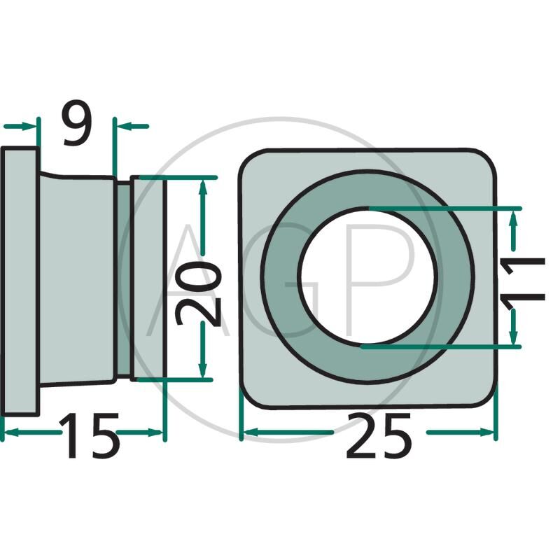 Vodicí očko na přízi