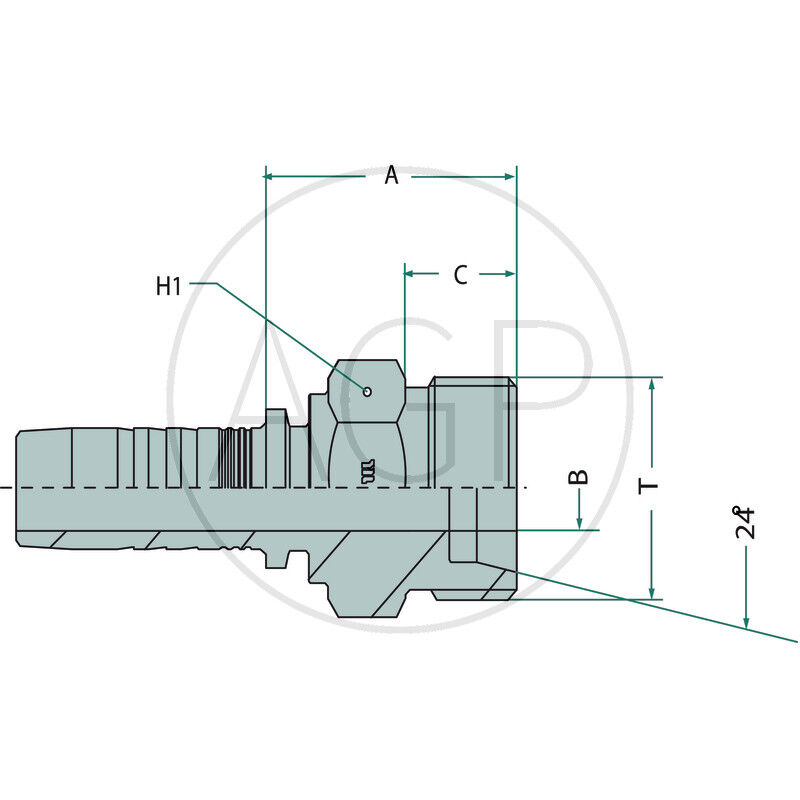 PN 32 AGS M52x2.0 (38S)