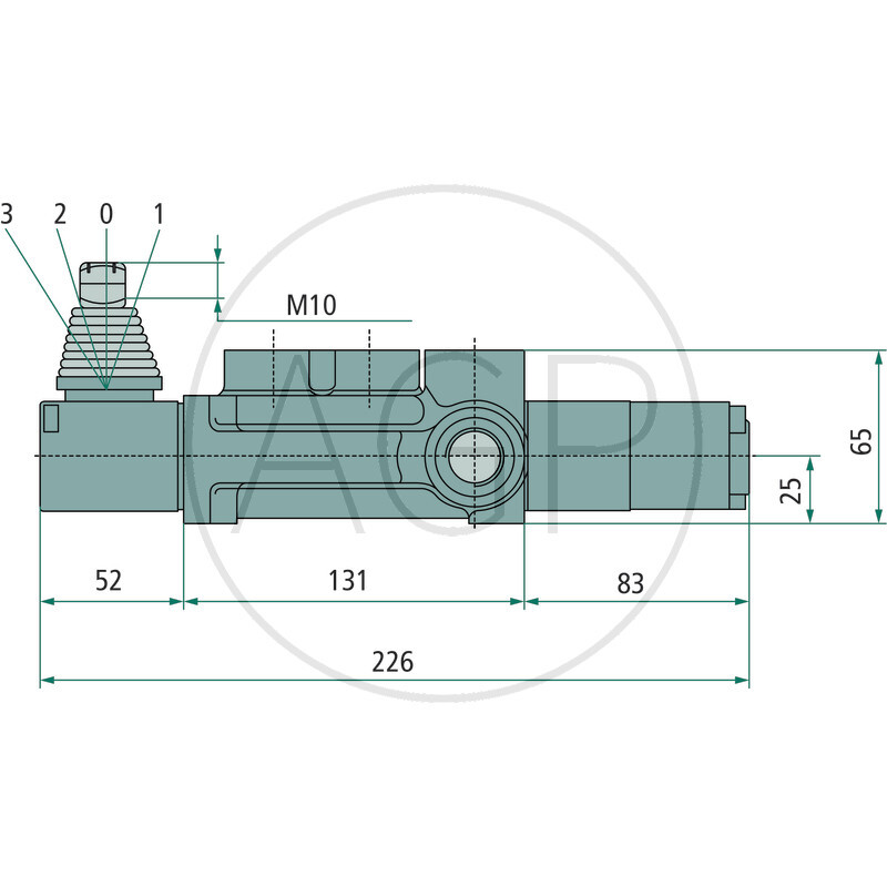 Monoventil BM 70/4 GU-(4x) MO-A1-T