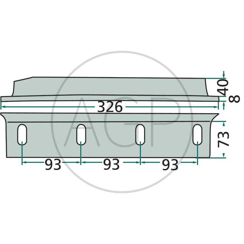 Nůž pístu pro Welger, na typ AP 45