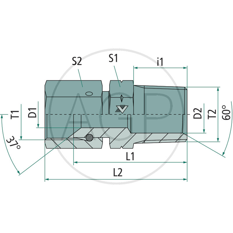 GA-DKJ 1/2 - AGN 1/8 VA