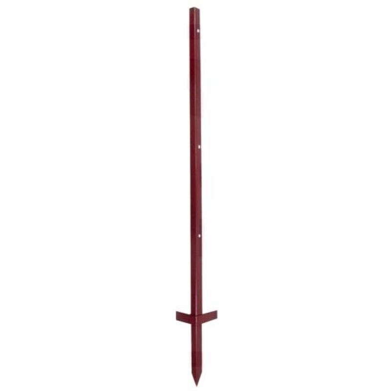 Ocelový sloupek 115 cm ve tvaru L pro elektrický ohradník