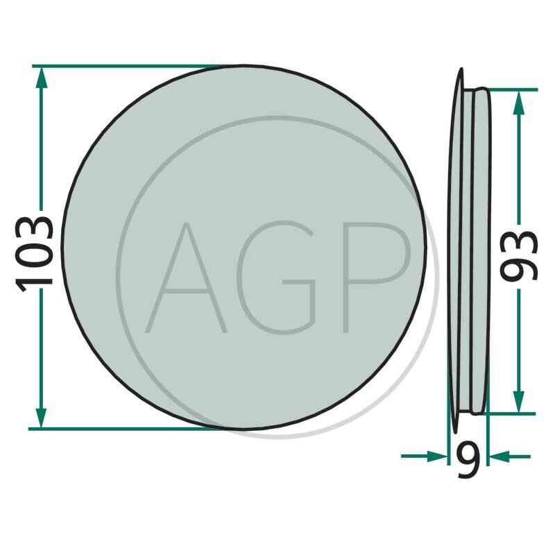 Uzavírací zátka pro Deutz-Fahr, Fella a Fendt
