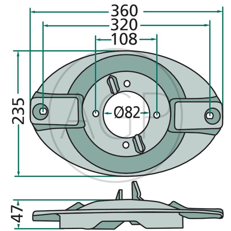 Žací kotouč pro Krone, na série AFA, AFL, AM, AMT, Big M